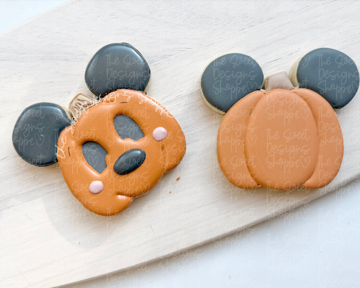 Cookie Cutters - Theme Park Chunky Pumpkin - Cookie Cutter - The Sweet Designs Shoppe - TSDS - - ALL,Cookie Cutter,ears,halloween,mouse,Promocode,Snack Theme park,STL,Theme Park,Theme park Snack