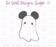 Cookie Cutters - Theme Park Simple Ghost - Cookie Cutter - The Sweet Designs Shoppe - TSDS - - ALL,Cookie Cutter,ears,halloween,mouse,Promocode,Snack Theme park,STL,Theme Park,Theme park Snack