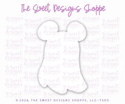 Cookie Cutters - Theme Park Simple Ghost - Cookie Cutter - The Sweet Designs Shoppe - TSDS - - ALL,Cookie Cutter,ears,halloween,mouse,Promocode,Snack Theme park,STL,Theme Park,Theme park Snack