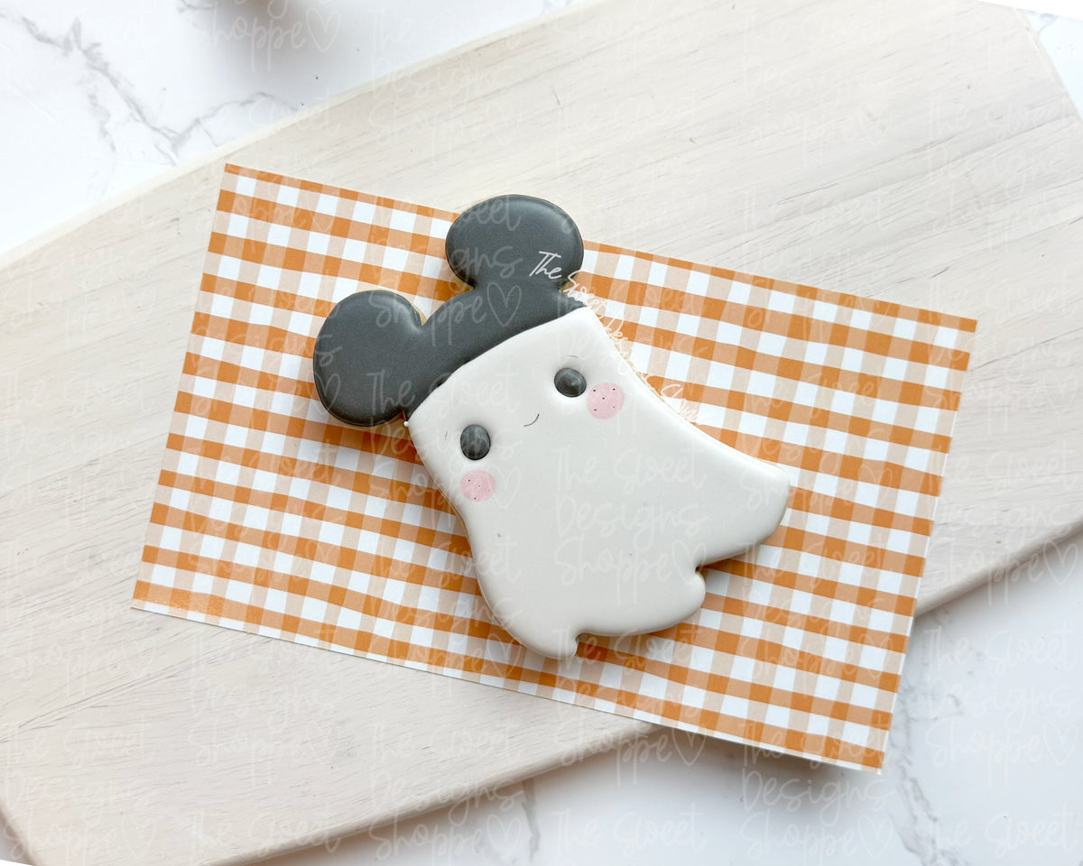 Cookie Cutters - Theme Park Simple Ghost - Cookie Cutter - The Sweet Designs Shoppe - TSDS - - ALL,Cookie Cutter,ears,halloween,mouse,Promocode,Snack Theme park,STL,Theme Park,Theme park Snack