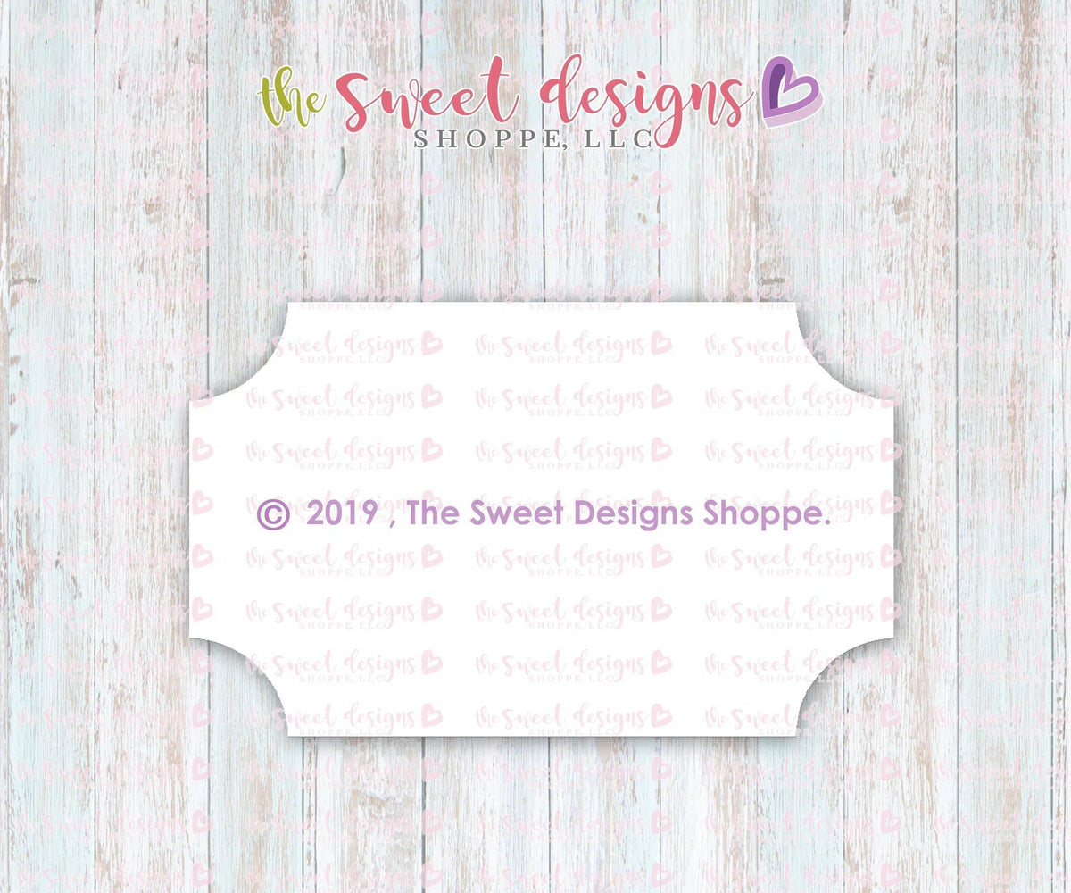 Cookie Cutters - Ticket - Cookie Cutter - The Sweet Designs Shoppe - TSDS - - ALL,Birthday,circus,Cookie Cutter,Misc,Miscelaneous,Miscellaneous,other,Promocode,STL