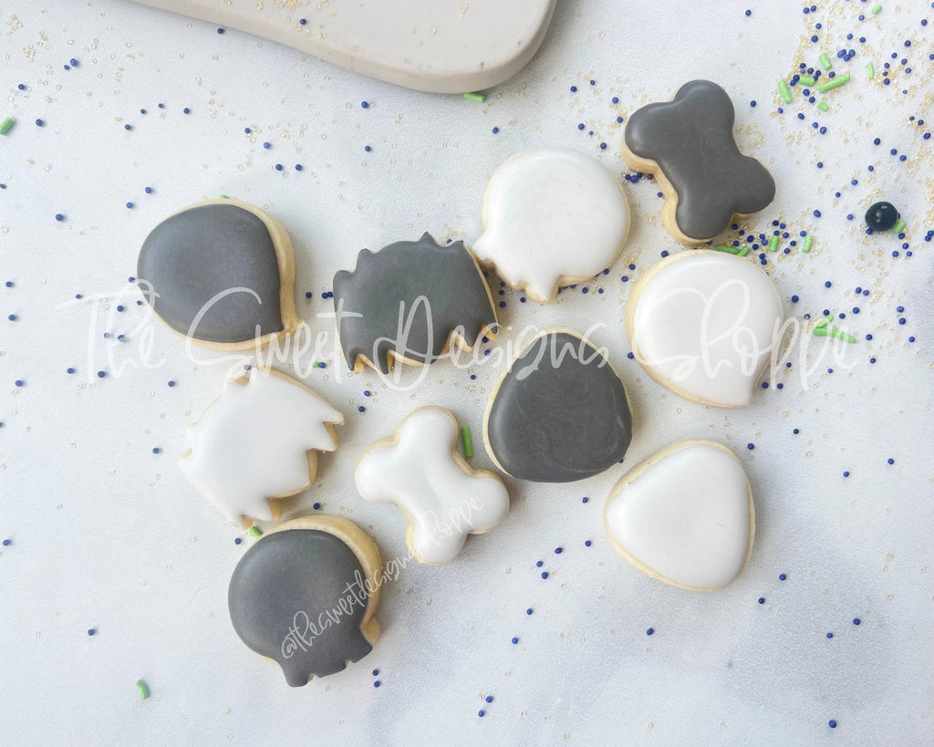 Cookie Cutters - TicTacToe Size Halloween Set - Cookie Cutters - Set of 5 - The Sweet Designs Shoppe - TSDS - - ALL,Cookie Cutter,hallowee,halloween,Mini Sets,Promocode,regular sets,set,STL