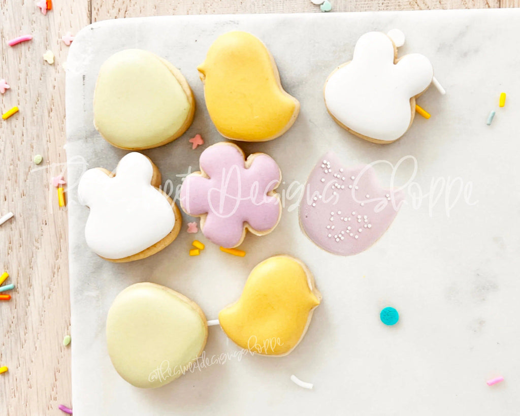 Cookie Cutters - TicTacToe Size of the Frosted Easter Crackers - Cookie Cutters - Set of 5 - The Sweet Designs Shoppe - TSDS - - ALL,Animal,Animals,Cookie Cutter,Easter,Easter / Spring,Frosted Cracker,Mini Sets,Promocode,regular sets,set