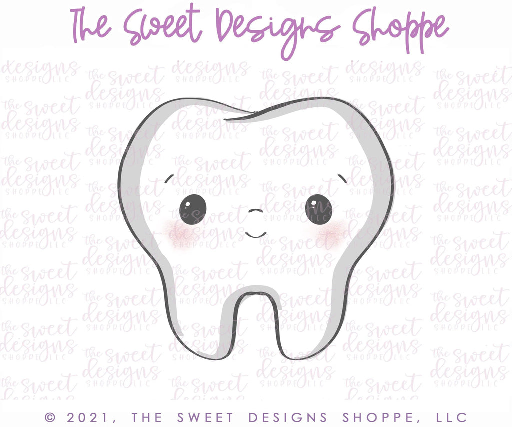 Cookie Cutters - Tooth - Cookie Cutter - The Sweet Designs Shoppe - - ALL, Cookie Cutter, Dentist, kids, Kids / Fantasy, MEDICAL, MEDICINE, Promocode, Tooth Fairy