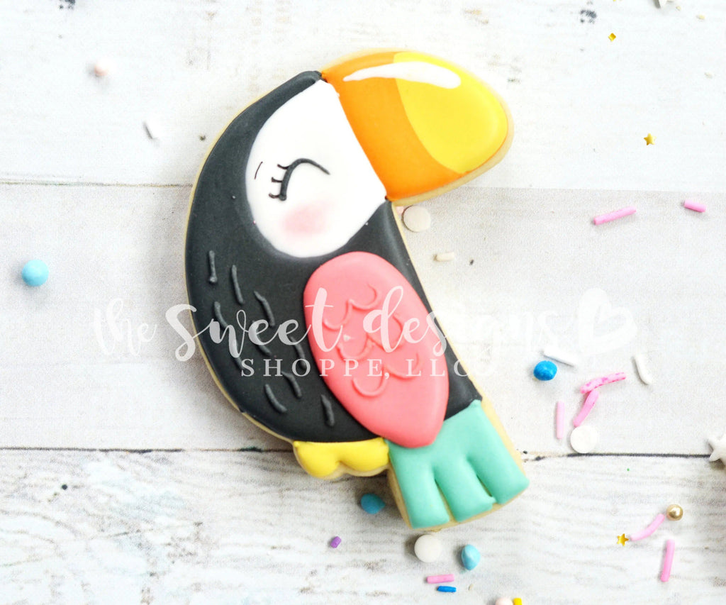 Cookie Cutters - Toucan - Cookie Cutter - The Sweet Designs Shoppe - TSDS - - ALL,Animal,Animals,beach,Cookie Cutter,Promocode,STL,summer,toucan,tropical,Tucan