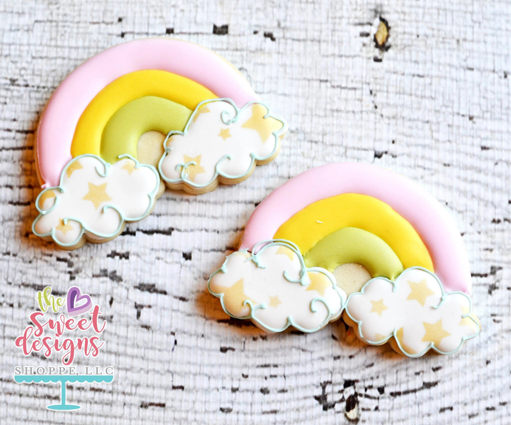 Cookie Cutters - Traditional Rainbow - Cookie Cutter - The Sweet Designs Shoppe - TSDS - - ALL,Cookie Cutter,fantasy,Nature,Promocode,Rain,Spring,St paddy,ST PATRICK,St Patrick’s Day,St. Pat,st. patrick's,Trees Leaves and Flowers,Valentines,Weather