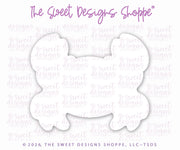 Cookie Cutters - Traditional Shape Crab - Cookie Cutter - The Sweet Designs Shoppe - TSDS - - ALL,Animal,Animals,Cookie Cutter,Crab,nautica,ocean,Promocode,sea,STL,Summer,traditional shape crab,under the sea