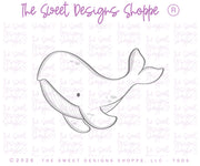 Cookie Cutters - Traditional Shape Whale - Cookie Cutter - The Sweet Designs Shoppe - TSDS - - ALL,Animal,Animals,Cookie Cutter,nautica,ocean,Promocode,sea,STL,Summer,traditional shape whale,under the sea,whale