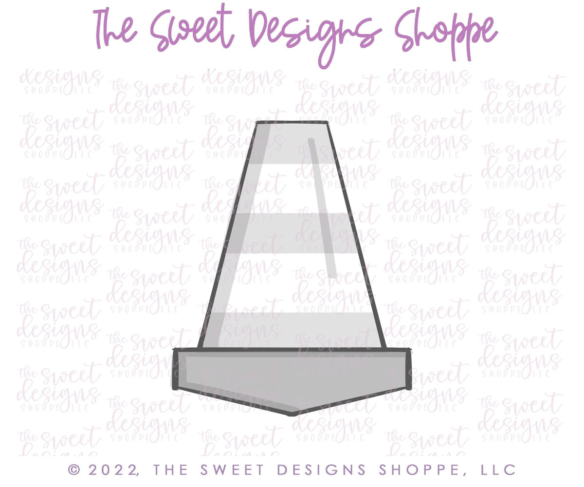 Cookie Cutters - Traffic Cone - Cookie Cutter - The Sweet Designs Shoppe - TSDS - - ALL,baby toys,car,Cookie Cutter,formula,formula 1,kids,Kids / Fantasy,nascar,Promocode,race,sports,toys,transportation
