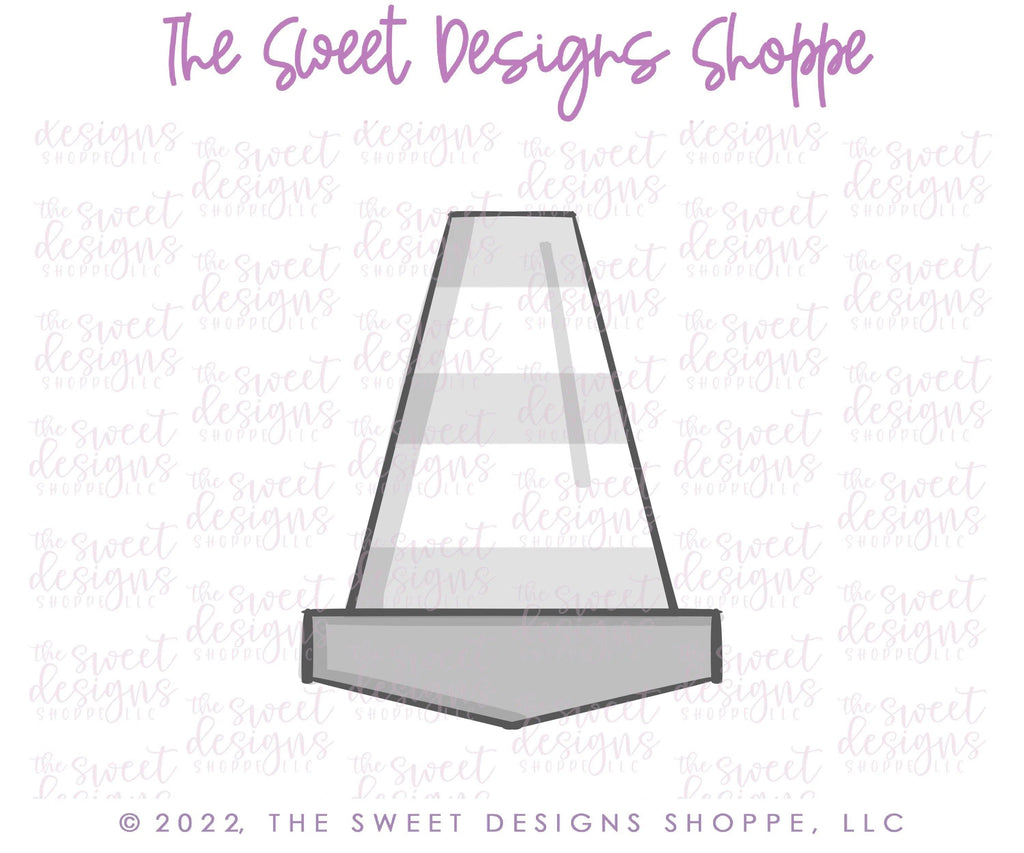 Cookie Cutters - Traffic Cone - Cookie Cutter - The Sweet Designs Shoppe - - ALL, baby toys, car, Cookie Cutter, formula, formula 1, kids, Kids / Fantasy, nascar, Promocode, race, sports, toys, transportation