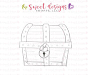 Cookie Cutters - Treasure Box - Cookie Cutter - The Sweet Designs Shoppe - TSDS - - ALL,beach,Cookie Cutter,Fantasy,Miscellaneous,Promocode,STL,summer,under the sea