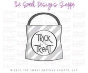 Cookie Cutters - Treat Bag V2 - Cookie Cutter - The Sweet Designs Shoppe - TSDS - - ALL,Cookie Cutter,Customize,Fall / Halloween,halloween,Promocode,STL,Sweets,trick or treat