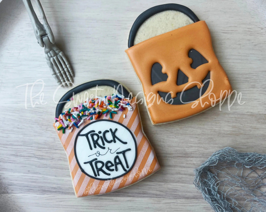 Cookie Cutters - Treat Bag V2 - Cookie Cutter - The Sweet Designs Shoppe - TSDS - - ALL,Cookie Cutter,Customize,Fall / Halloween,halloween,Promocode,STL,Sweets,trick or treat