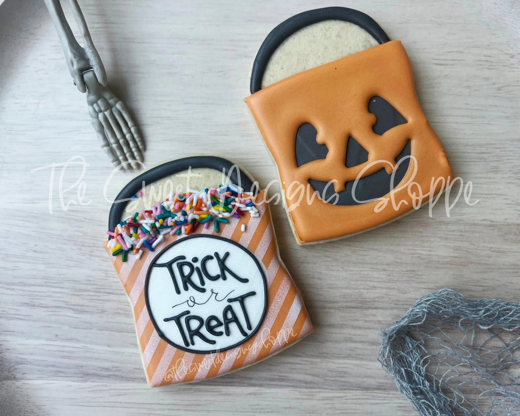 Cookie Cutters - Treat Bag V2 - Cookie Cutter - The Sweet Designs Shoppe - - 2021Top15, ALL, Cookie Cutter, Customize, Fall / Halloween, halloween, Promocode, Sweets, trick or treat