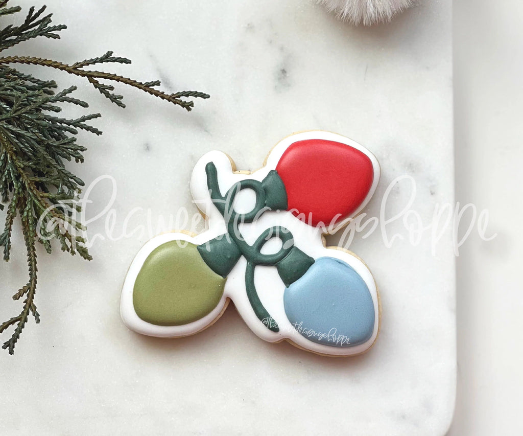 Cookie Cutters - Tree Christmas Lights- Cookie Cutter - Sweet Designs Shoppe - - ALL, Christmas, Christmas / Winter, Cookie Cutter, Decoration, light, Promocode, Winter