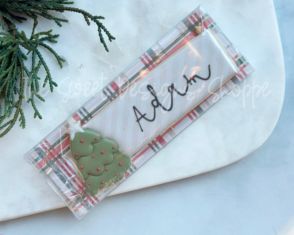 Cookie Cutters - Tree Christmas Tag - Cookie Cutter - The Sweet Designs Shoppe - TSDS - - ALL,Christmas,Christmas / Winter,Cookie Cutter,Nature,Plaque,Plaques,PLAQUES HANDLETTERING,Promocode,STL,Winter
