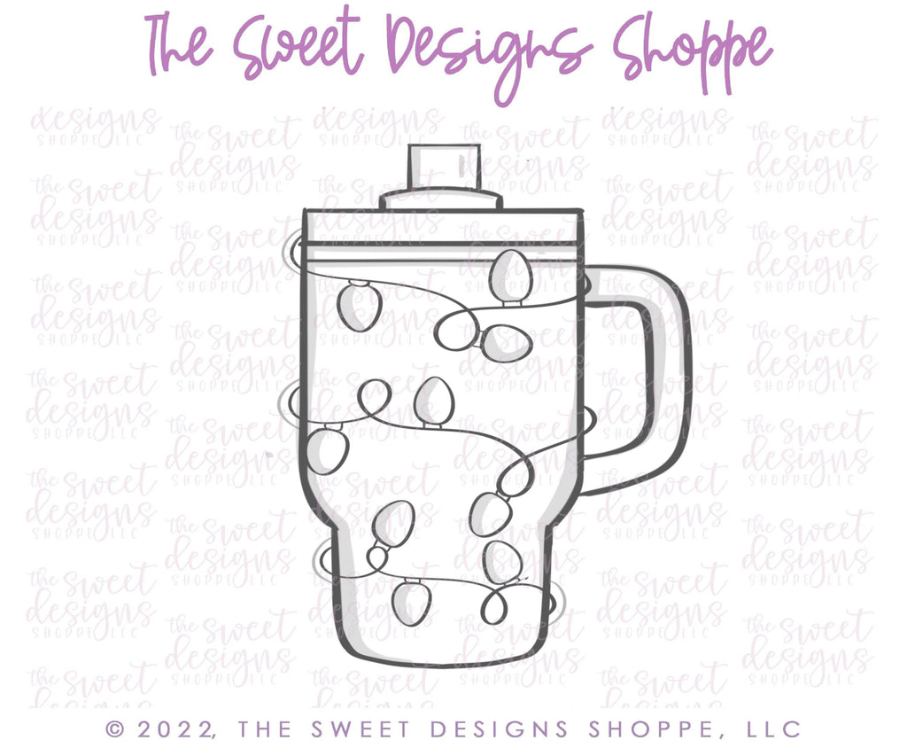 Cookie Cutters - Tree Tumbler - Cookie Cutter - The Sweet Designs Shoppe - - ALL, beverage, beverages, Christmas, Christmas / Winter, Coffee, Cookie Cutter, drink, Food & Beverages, Food and Beverage, Promocode, SODA, Stanley, Tumbler, Winter, Yeti