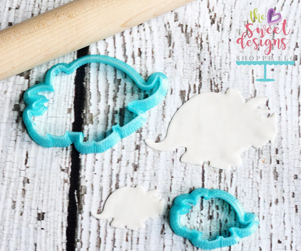 Cookie Cutters - Triceratops v2- Cookie Cutter - The Sweet Designs Shoppe - TSDS - - ALL,Animal,Animals,Cookie Cutter,Dino,dinosaur,Dinosaurs,kid,kids,Kids / Fantasy,prehistoric,Promocode,STL