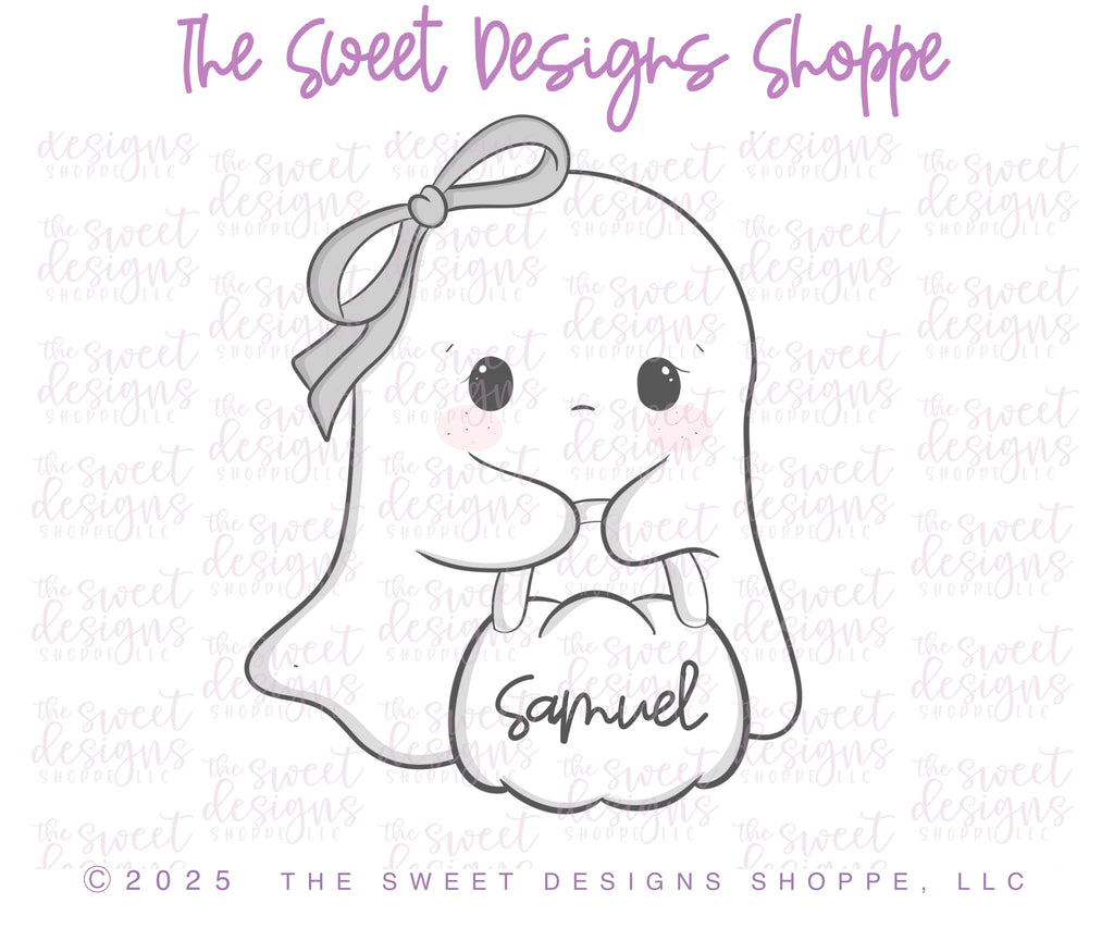 Cookie Cutters - Trick or Treat Boo Ghosts Cookie Cutter Set - Set of 2 - Cookie Cutters - The Sweet Designs Shoppe - TSDS - - ALL,Cookie Cutter,halloween,Halloween set,Halloween Sets,Mini Sets,Plaque,Plaques,PLAQUES HANDLETTERING,Promocode,regular sets,set,STL