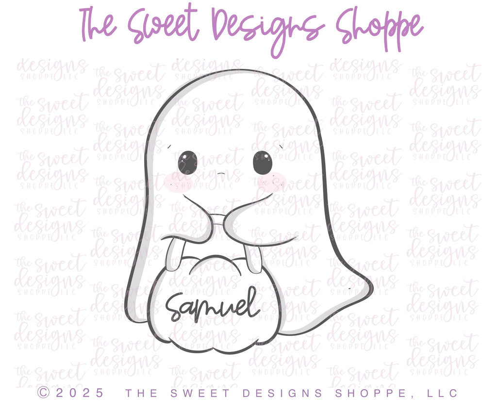 Cookie Cutters - Trick or Treat Boo Ghosts Cookie Cutter Set - Set of 2 - Cookie Cutters - The Sweet Designs Shoppe - TSDS - - ALL,Cookie Cutter,halloween,Halloween set,Halloween Sets,Mini Sets,Plaque,Plaques,PLAQUES HANDLETTERING,Promocode,regular sets,set,STL