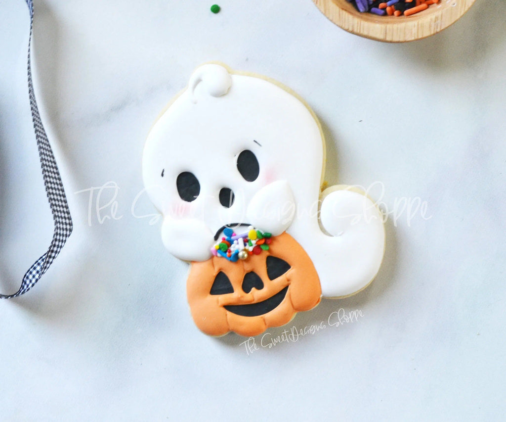 Cookie Cutters - Trick or Treat Ghost 2020- Cookie Cutter - The Sweet Designs Shoppe - - ALL, Boo, Cookie Cutter, Ghost, halloween, Promocode