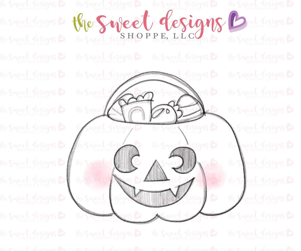 Cookie Cutters - Trick or Treat Jack o Lantern - Cookie Cutter - Sweet Designs Shoppe - - 2021Top15, ALL, bag, Cookie Cutter, fall, Fall / Halloween, Fall / Thanksgiving, halloween, Promocode, Pumpkin