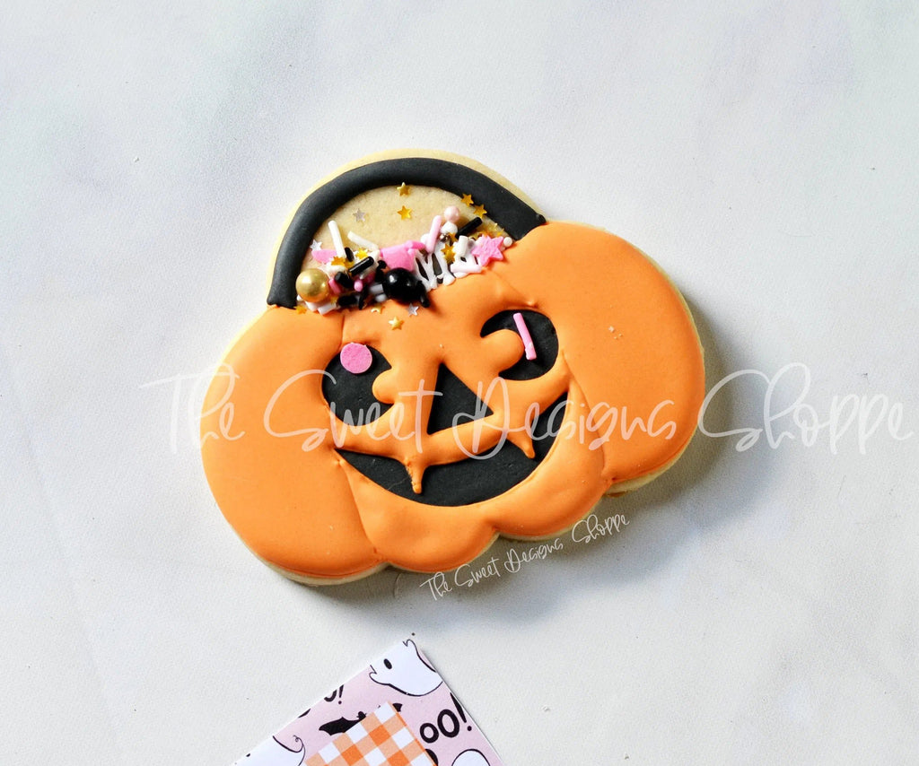 Cookie Cutters - Trick or Treat Jack o Lantern - Cookie Cutter - The Sweet Designs Shoppe - TSDS - - ALL,bag,Cookie Cutter,fall,Fall / Halloween,Fall / Thanksgiving,halloween,Promocode,Pumpkin,STL