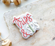 Cookie Cutters - Trips and Sips Plaque - Cookie Cutter - The Sweet Designs Shoppe - TSDS - - ALL,Cookie Cutter,handlettering,Misc,Miscelaneous,Miscellaneous,Plaque,Plaques,PLAQUES HANDLETTERING,Promocode,shopping,starbucks,target