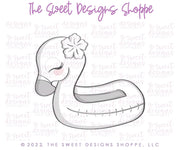 Cookie Cutters - Tropical Flamingo Float - Cookie Cutter - The Sweet Designs Shoppe - TSDS - - ALL,Animal,Animals,Animals and Insects,Cookie Cutter,floaty,Lady Milk Stache,Lady MilkStache,LadyMilkStache,pool,pool party,Promocode,STL,Summer