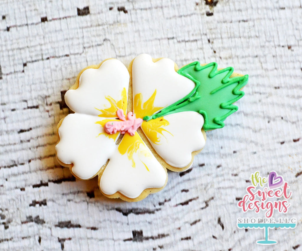 Cookie Cutters - Tropical Flower v2- Cookie Cutter - Sweet Designs Shoppe - - ALL, Cookie Cutter, Flower, Flowers, Luau, Mothers Day, Nature, Promocode, summer, Trees Leaves and Flowers, Tropical