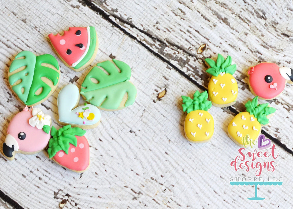 Cookie Cutters - Tropical Leaf v2- Cookie Cutter - The Sweet Designs Shoppe - - ALL, Cookie Cutter, Flower, Leaves, Leaves and Flowers, Luau, Nature, Promocode, summer, Trees Leaves and Flowers, Tropical, Woodlands Leaves and Flowers