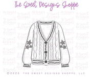 Cookie Cutters - TS Cardigan - Cookie Cutter - The Sweet Designs Shoppe - TSDS - - ALL,Christmas / Winter,clothing,Clothing / Accessories,Cookie Cutter,Promocode,STL,sweater,Taylor Swift,valentine,valentines,Winter