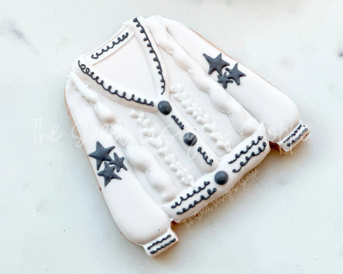 Cookie Cutters - TS Cardigan - Cookie Cutter - The Sweet Designs Shoppe - TSDS - - ALL,Christmas / Winter,clothing,Clothing / Accessories,Cookie Cutter,Promocode,STL,sweater,Taylor Swift,valentine,valentines,Winter