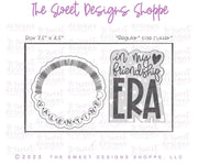 Cookie Cutters - TS Friendship Bracelet and Plaque Set - Set of 2 - Cookie Cutters - The Sweet Designs Shoppe - TSDS - - ALL,Cookie Cutter,Love,Mini Sets,Plaque,Plaques,PLAQUES HANDLETTERING,Promocode,regular sets,set,STL,Taylor Swift,valentine,valentines
