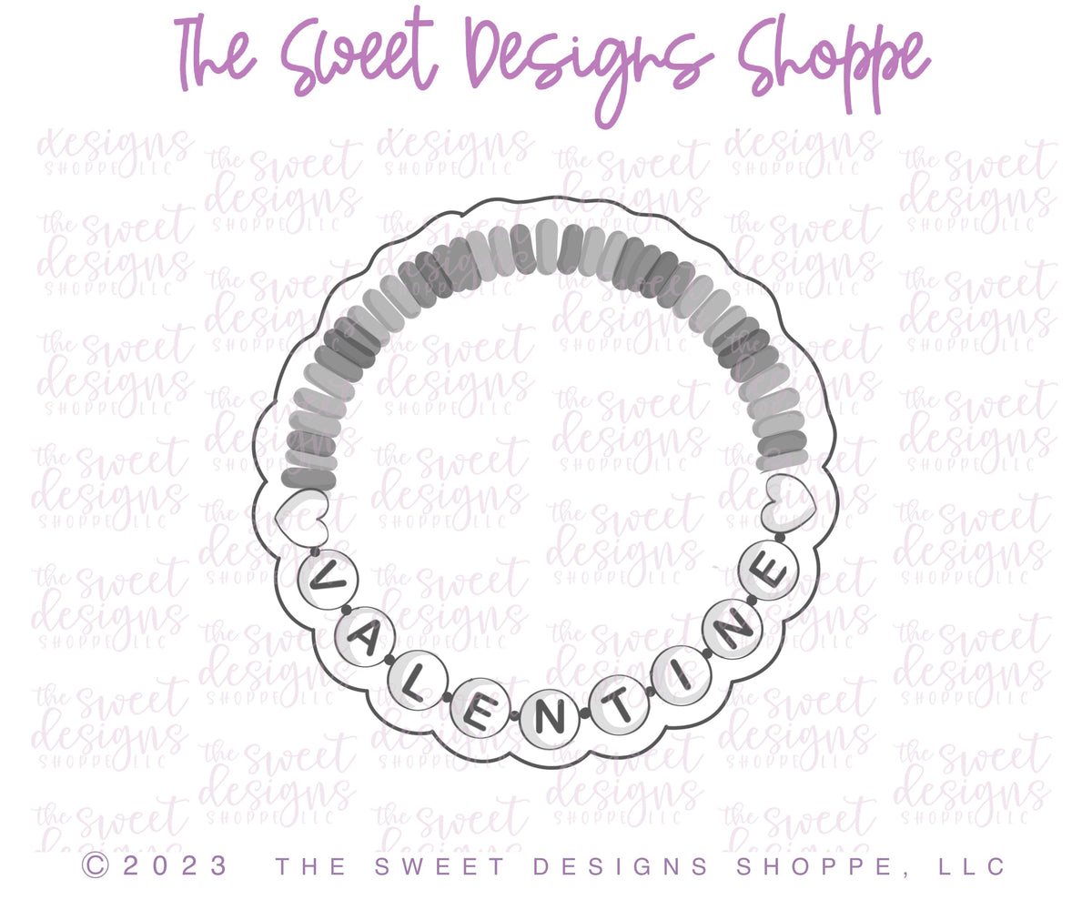 Cookie Cutters - TS Friendship Bracelet and Plaque Set - Set of 2 - Cookie Cutters - The Sweet Designs Shoppe - TSDS - - ALL,Cookie Cutter,Love,Mini Sets,Plaque,Plaques,PLAQUES HANDLETTERING,Promocode,regular sets,set,STL,Taylor Swift,valentine,valentines