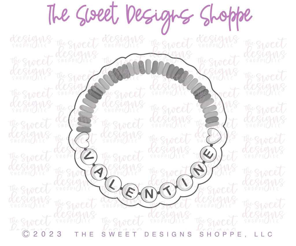 Cookie Cutters - TS Friendship Bracelet and Plaque Set - Set of 2 - Cookie Cutters - The Sweet Designs Shoppe - TSDS - - ALL,Cookie Cutter,Love,Mini Sets,Plaque,Plaques,PLAQUES HANDLETTERING,Promocode,regular sets,set,STL,Taylor Swift,valentine,valentines