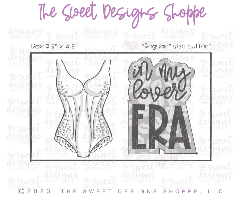 Cookie Cutters - TS Lover ERA Set - Set of 2 - Cookie Cutters - The Sweet Designs Shoppe - TSDS - - ALL,Cookie Cutter,Love,Mini Sets,Plaque,Plaques,PLAQUES HANDLETTERING,Promocode,regular sets,set,Taylor Swift,valentine,valentines
