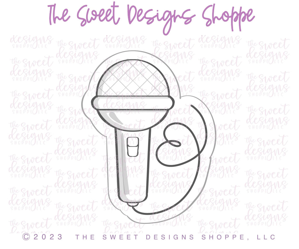 Cookie Cutters - TS Lover Microphone - Cookie Cutter - Sweet Designs Shoppe - - ALL, Cookie Cutter, Hobbies, karaoke, music, Promocode, Taylor Swift, valentine, Valentine's