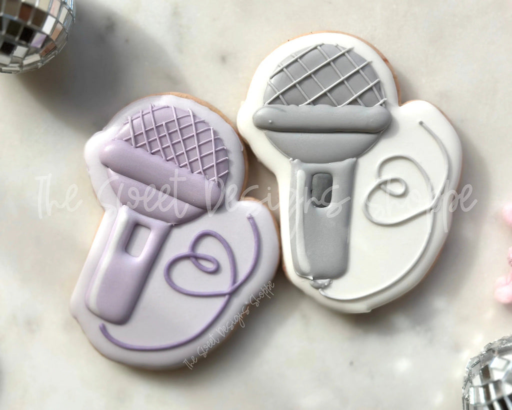 Cookie Cutters - TS Lover Microphone - Cookie Cutter - The Sweet Designs Shoppe - - ALL, Cookie Cutter, Hobbies, karaoke, music, Promocode, Taylor Swift, valentine, Valentine's