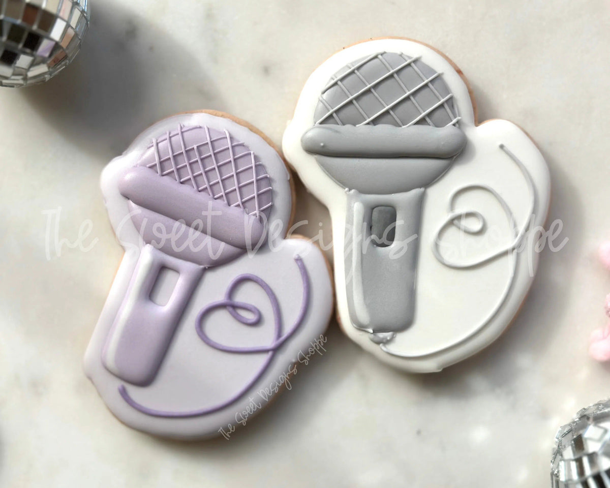 Cookie Cutters - TS Lover Microphone - Cookie Cutter - The Sweet Designs Shoppe - TSDS - - ALL,Cookie Cutter,Hobbies,karaoke,music,Promocode,STL,Taylor Swift,valentine,Valentine's