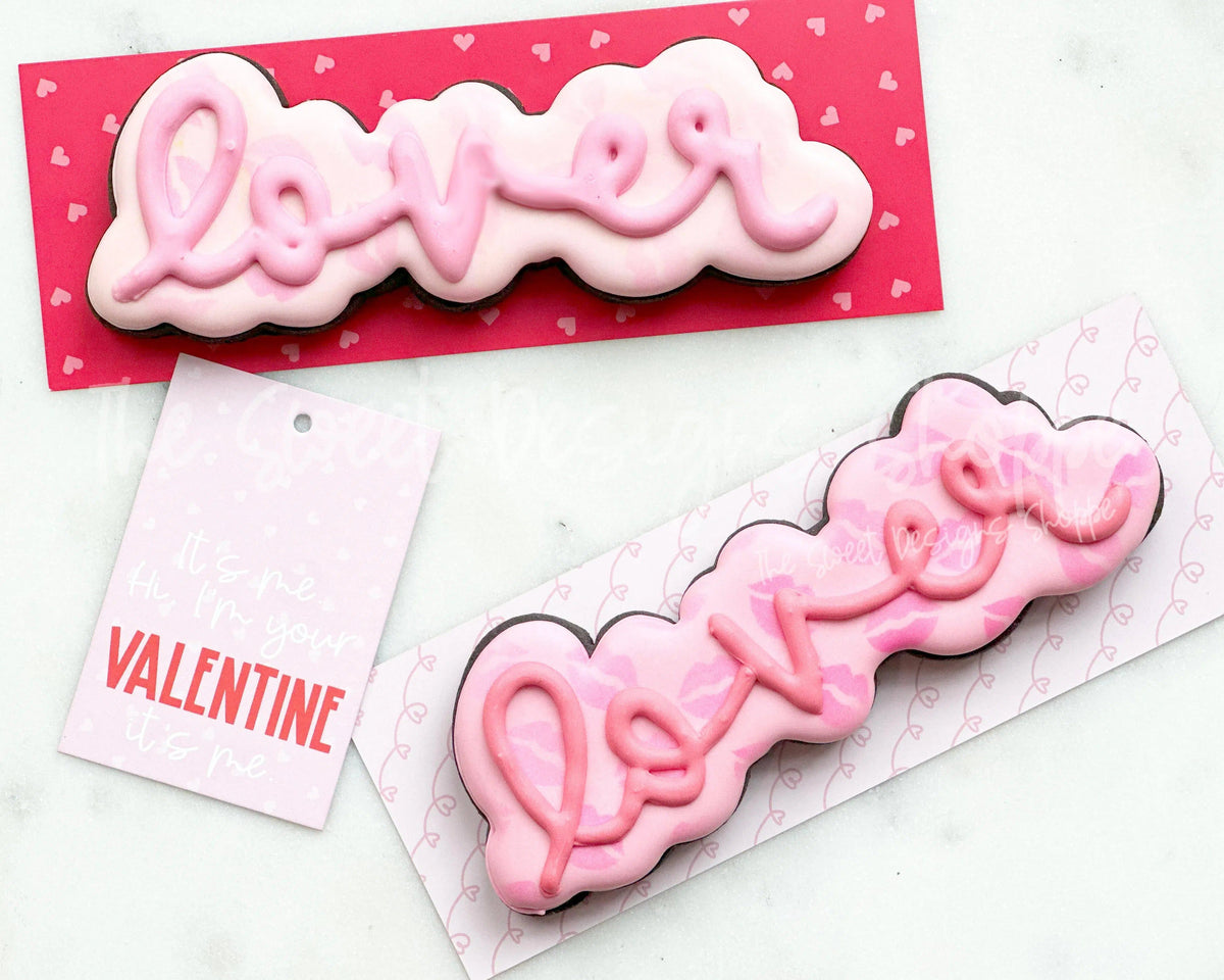 Cookie Cutters - TS Lover Plaque - Cookie Cutter - The Sweet Designs Shoppe - TSDS - - ALL,Cookie Cutter,I love you,Love,love you beary much,Plaque,Plaques,PLAQUES HANDLETTERING,Promocode,Taylor Swift,valentine,valentines