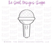 Cookie Cutters - TS Microphone - Cookie Cutter - The Sweet Designs Shoppe - TSDS - - ALL,Cookie Cutter,Hobbies,karaoke,music,Promocode,STL,Taylor Swift,valentine,Valentine's