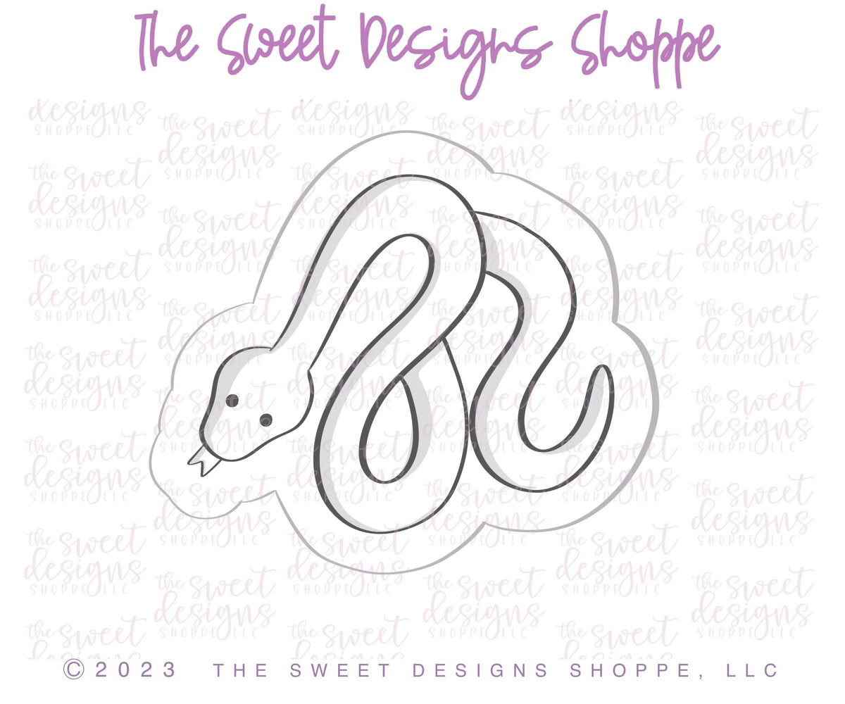 Cookie Cutters - TS Snake - Cookie Cutter - The Sweet Designs Shoppe - TSDS - - ALL,Animal,Animals,Cookie Cutter,Forest,forest animals,Promocode,STL,Taylor Swift,valentine,valentines,Woodland
