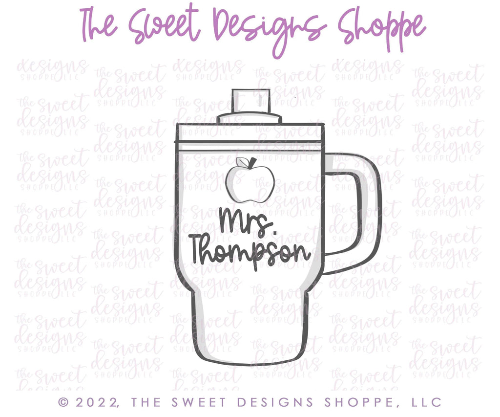 Cookie Cutters - Tumbler - Cookie Cutter - The Sweet Designs Shoppe - - ALL, beverage, beverages, Christmas, Christmas / Winter, Coffee, Cookie Cutter, drink, Food & Beverages, Food and Beverage, mother, Mothers Day, Nurse Appreciation, Promocode, SODA, Stanley, Teacher, Teacher Appreciation, Tumbler, Valentines, Winter, Yeti