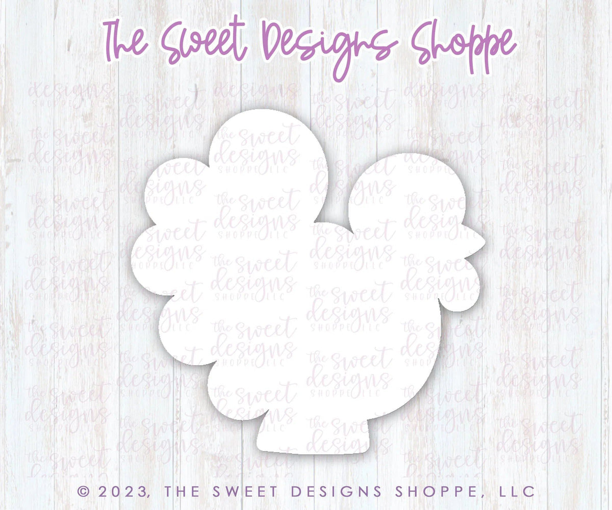Cookie Cutters - Turkey Frosted Cracked - Cookie Cutter - The Sweet Designs Shoppe - TSDS - - ALL,Animal,Animals,Cookie Cutter,Fall,Fall / Thanksgiving,Frosted Cracker,Promocode,STL,thanksgiving,Turkey,valentines