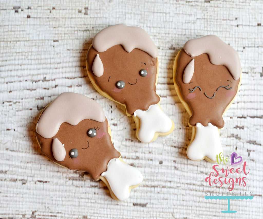 Cookie Cutters - Turkey Leg - Cookie Cutter - The Sweet Designs Shoppe - TSDS - - ALL,Cookie Cutter,Fall,Fall / Halloween,Fall / Thanksgiving,food,Food & Beverages,Halloween,Promocode,thanksgiving