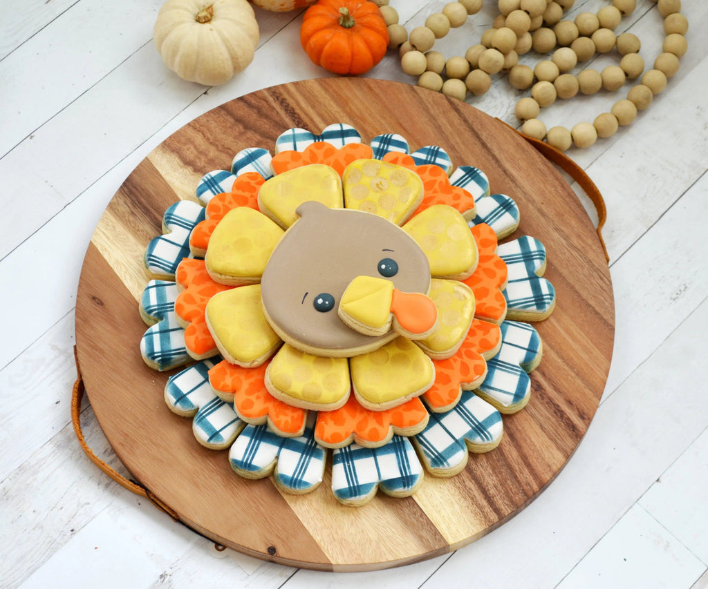 Cookie Cutters - Turkey Platter Set - Cookie Cutter(s) - The Sweet Designs Shoppe - TSDS - - ALL,beverages,Cookie Cutter,Fal,Fall / Thanksgiving,Mini Sets,Nature,Promocode,set,STL,Turkey