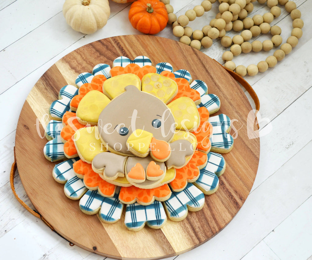 Cookie Cutters - Turkey Platter Set - Cookie Cutter(s) - The Sweet Designs Shoppe - TSDS - - ALL,beverages,Cookie Cutter,Fal,Fall / Thanksgiving,Mini Sets,Nature,Promocode,set,STL,Turkey