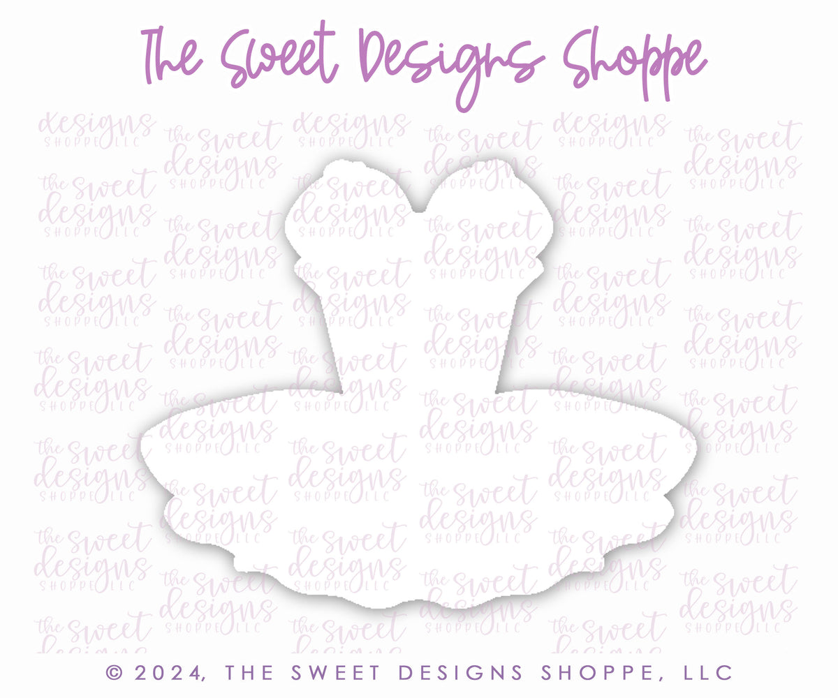 Cookie Cutters - Tutu - Cookie Cutter - The Sweet Designs Shoppe - TSDS - - Accesories,Accessories,accessory,ALL,ballet,Clothing / Accessories,Cookie Cutter,dance,Promocode,sports,STL