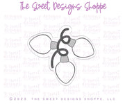 Cookie Cutters - Twinkle lights Mini Set - Set of 4 - Cookie Cutters - The Sweet Designs Shoppe - TSDS - - ALL,Christmas,Christmas / Winter,Cookie Cutter,Mini Sets,Promocode,regular sets,Santa,Santa Claus,Santa Face,set,Winter